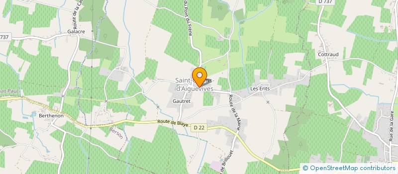 localisation de l'entreprise MADAME VANESSA DECOURT  SAINT-GIRONS-D'AIGUEVIVES