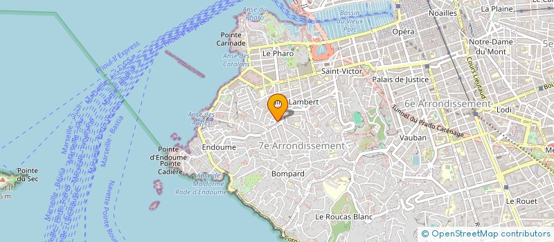 localisation de l'entreprise MADAME VANESSA DELACROIX à MARSEILLE