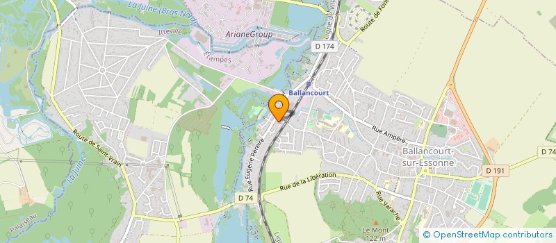 localisation de l'entreprise MADAME VANESSA DELHOMME  BALLANCOURT-SUR-ESSONNE