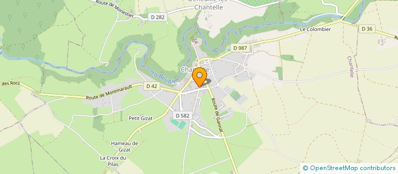 localisation de l'entreprise MADAME VANESSA DELHOUM  CHANTELLE