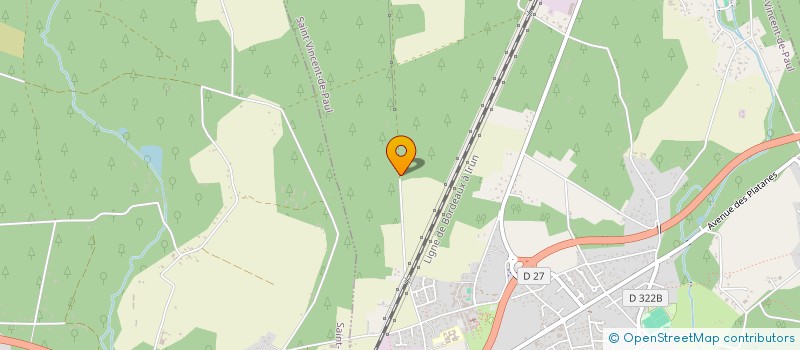 localisation de l'entreprise MADAME VANESSA DELOS  SAINT-VINCENT-DE-PAUL