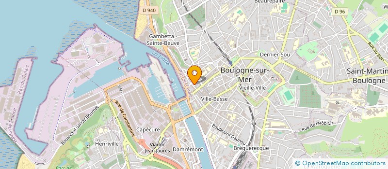 localisation de l'entreprise MADAME VANESSA DELPLANQUE à BOULOGNE-SUR-MER
