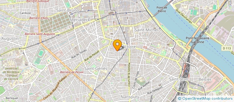 localisation de l'entreprise MADAME VANESSA DELTRUEL  BORDEAUX