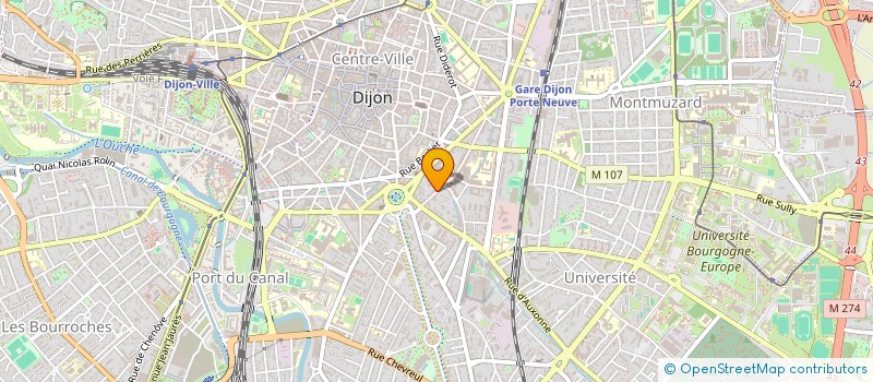 localisation de l'entreprise MADAME VANESSA DEMANGE  DIJON