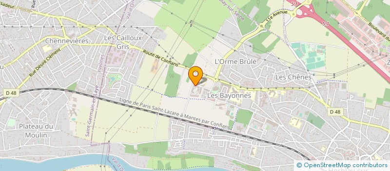 localisation de l'entreprise MADAME VANESSA DEMEESTER  HERBLAY-SUR-SEINE