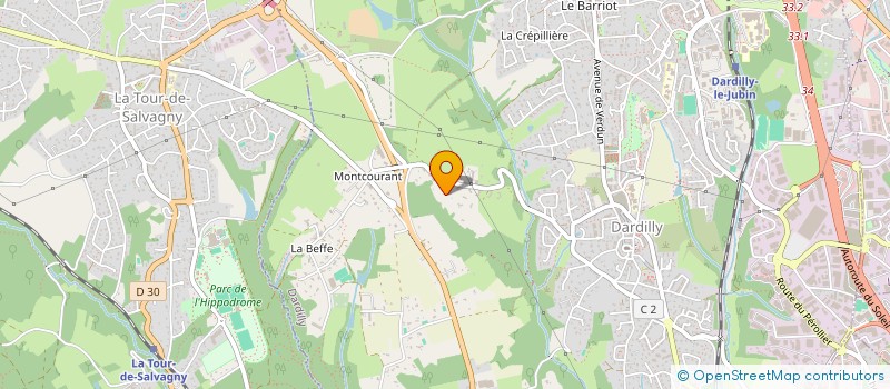 localisation de l'entreprise MADAME VANESSA DESCHUYTENEER  DARDILLY