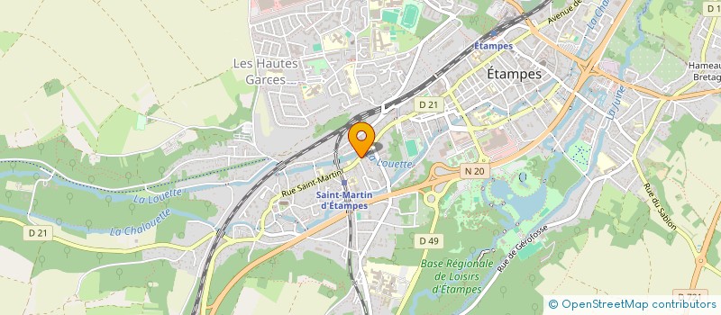 localisation de l'entreprise MADAME VANESSA DEVIC à ETAMPES
