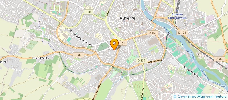 localisation de l'entreprise MADAME VANESSA DEVOS LANDURAN à AUXERRE