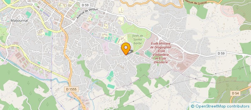 localisation de l'entreprise MADAME VANESSA DEWULF  DRAGUIGNAN