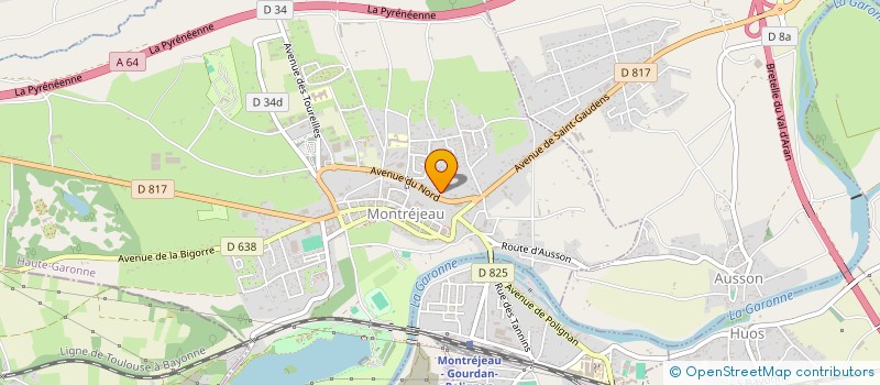 localisation de l'entreprise MADAME VANESSA DIANE  MONTREJEAU