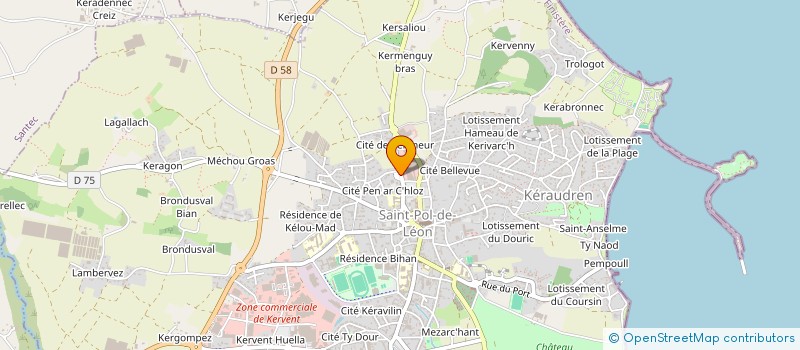 localisation de l'entreprise MADAME VANESSA DIDIER  SAINT-POL-DE-LEON