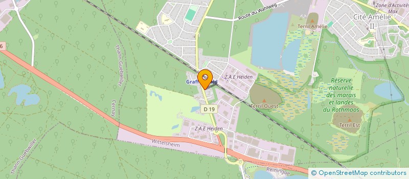 localisation de l'entreprise MADAME VANESSA DIESSLIN  WITTELSHEIM