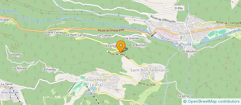 localisation de l'entreprise MADAME VANESSA DIJON à COURCHEVEL
