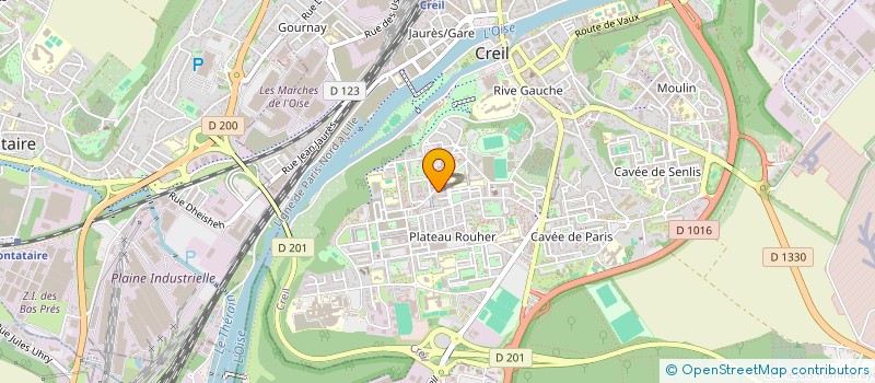 localisation de l'entreprise MADAME VANESSA DJAOUTI  CREIL