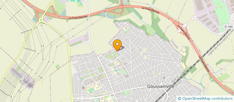 localisation de l'entreprise MADAME VANESSA DOGBE  GOUSSAINVILLE