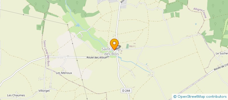 localisation de l'entreprise MADAME VANESSA DOREAU  SAINT-LOUP-DES-BOIS