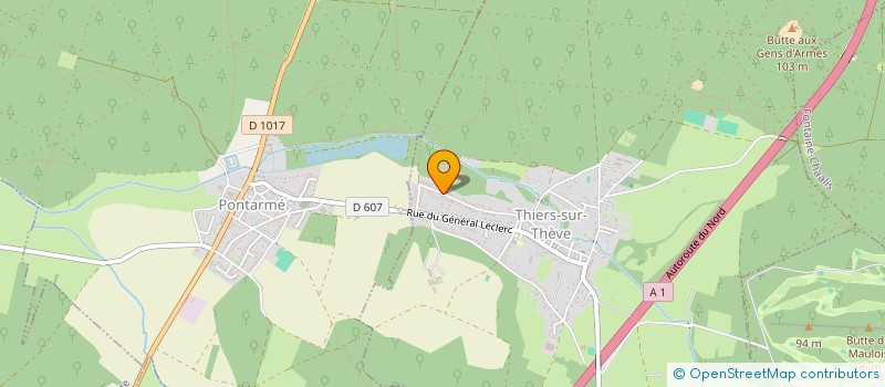 localisation de l'entreprise MADAME VANESSA DOS SANTOS  PIERREFONDS