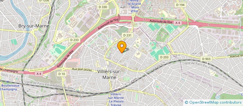 localisation de l'entreprise MADAME VANESSA DOS SANTOS RODRIGUES  VILLIERS-SUR-MARNE