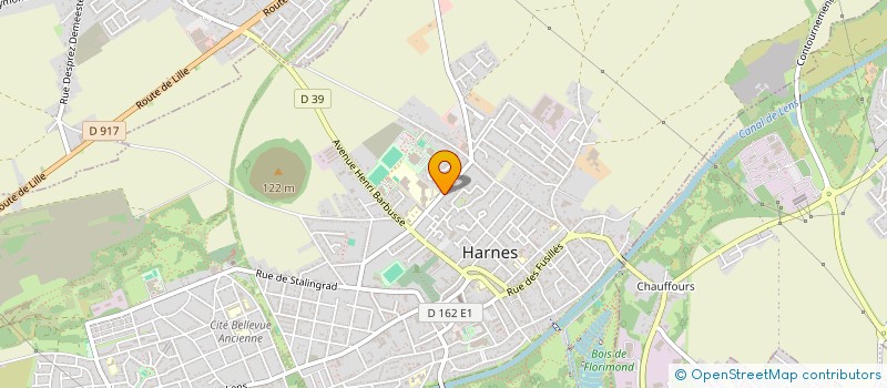 localisation de l'entreprise MADAME VANESSA DOUTRELIGNE à HARNES