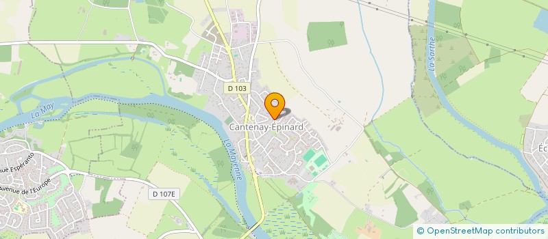 localisation de l'entreprise MADAME VANESSA DUBOIS  CANTENAY-EPINARD