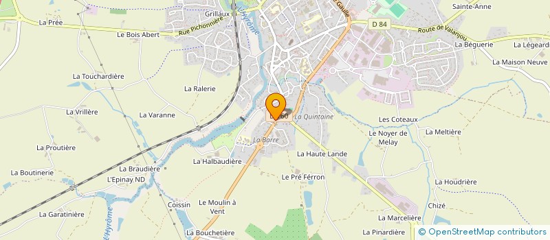 localisation de l'entreprise MADAME VANESSA DUCRET  CHEMILLE-EN-ANJOU