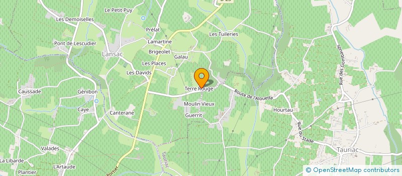 localisation de l'entreprise MADAME VANESSA DUMESTRE  TAURIAC