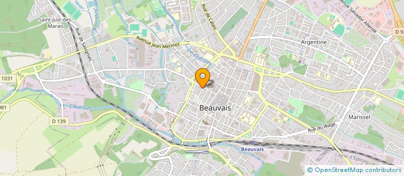 localisation de l'entreprise MADAME VANESSA DUQUENOY  BEAUVAIS