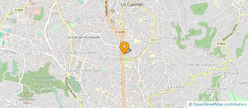 localisation de l'entreprise MADAME VANESSA DURAND à LE CANNET