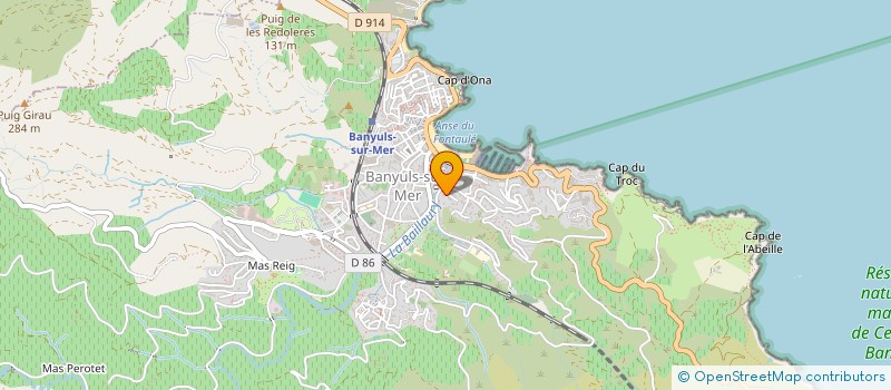 localisation de l'entreprise MADAME VANESSA DUTEL  BANYULS-SUR-MER