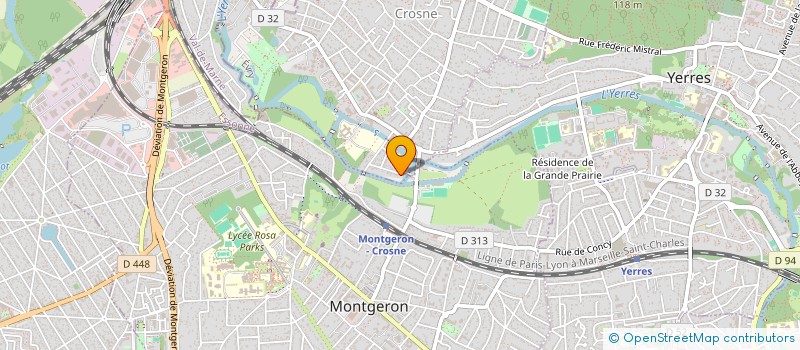 localisation de l'entreprise MADAME VANESSA DUTRONCY BESNARD  CROSNE