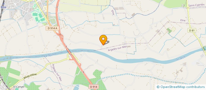 localisation de l'entreprise MADAME VANESSA DUVERGER  ELNE