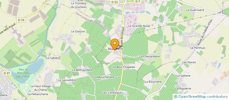 localisation de l'entreprise MADAME VANESSA DUVILLE à SAINT-JULIEN-DE-CONCELLES