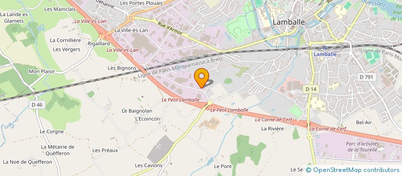 localisation de l'entreprise MADAME VANESSA ECHERSEAU  COETMIEUX