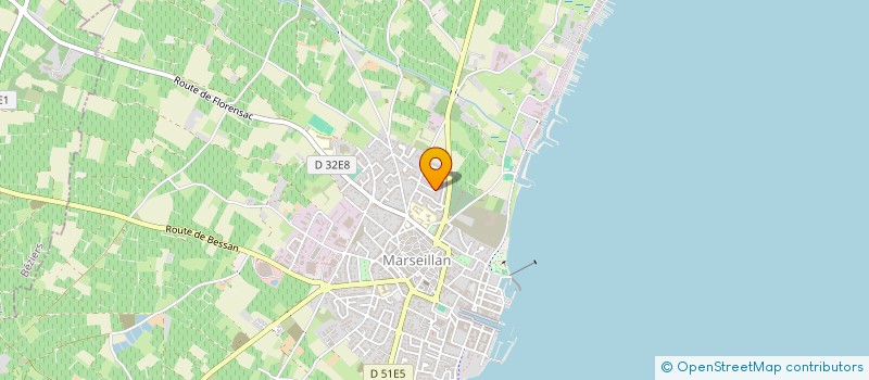 localisation de l'entreprise MADAME VANESSA ESCOBAR à MARSEILLAN