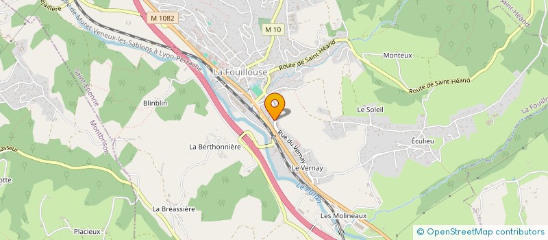 localisation de l'entreprise MADAME VANESSA ESCOFFIER  LA FOUILLOUSE