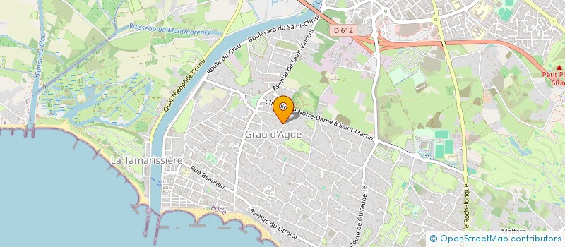 localisation de l'entreprise MADAME VANESSA ESPAZE  AGDE