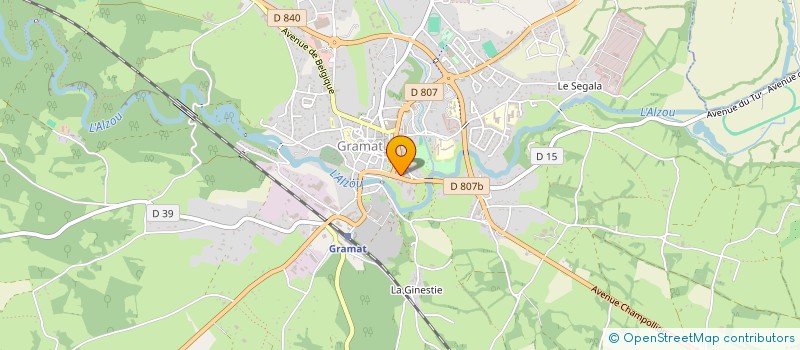 localisation de l'entreprise MADAME VANESSA ESPINOS  GRAMAT