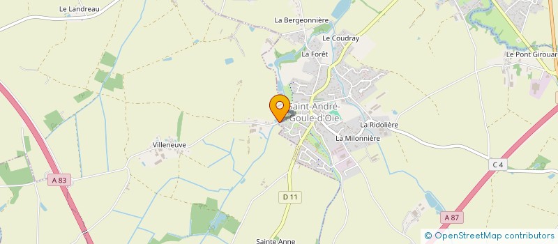 localisation de l'entreprise MADAME VANESSA ETIENNE  CHAUCHE