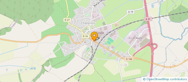 localisation de l'entreprise MADAME VANESSA FABERT  CHATENOIS