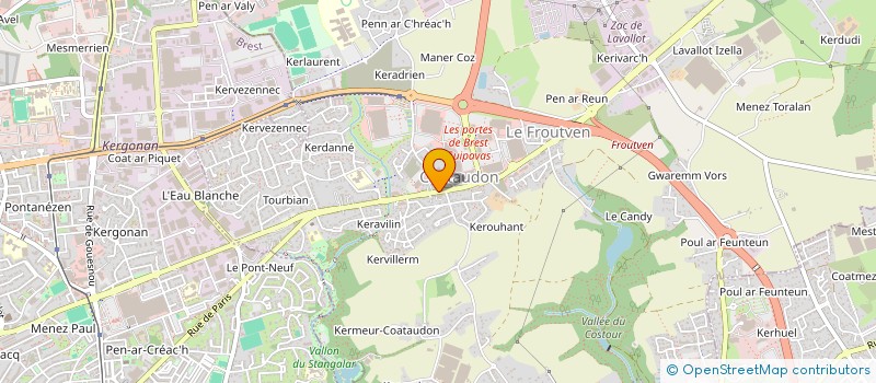 localisation de l'entreprise MADAME VANESSA FAGON  GUIPAVAS