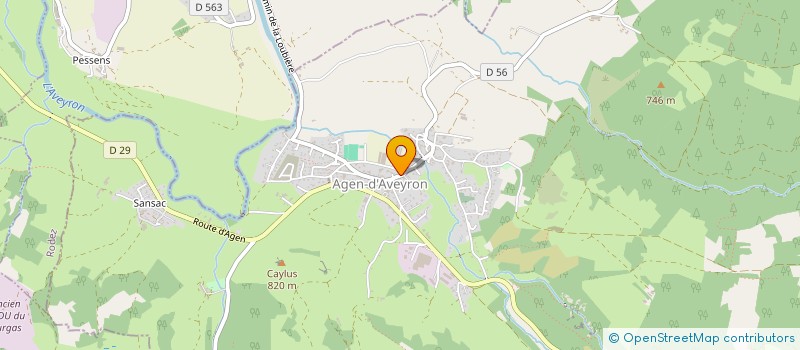 localisation de l'entreprise MADAME VANESSA FALLIERE  AGEN-D'AVEYRON