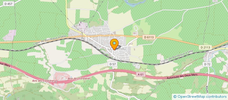 localisation de l'entreprise MADAME VANESSA FAUGUET  CAPENDU