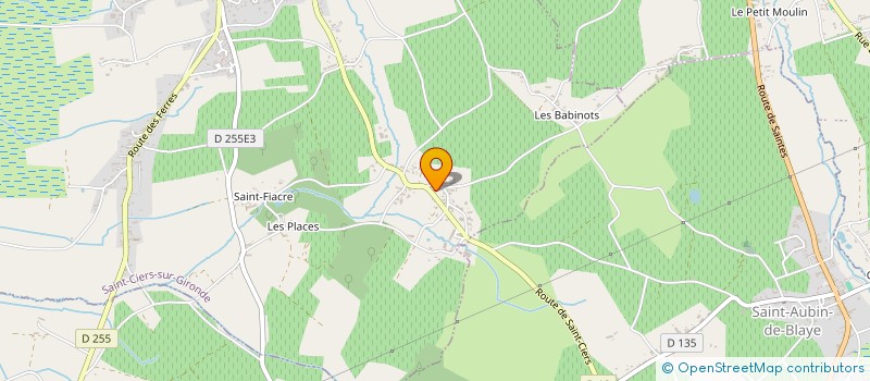 localisation de l'entreprise MADAME VANESSA FAVEREAU  SAINT-CIERS-SUR-GIRONDE