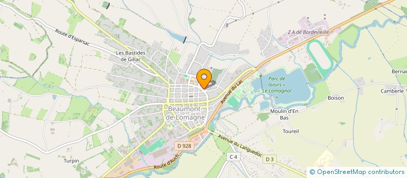 localisation de l'entreprise MADAME VANESSA FAYOLLE  BEAUMONT-DE-LOMAGNE