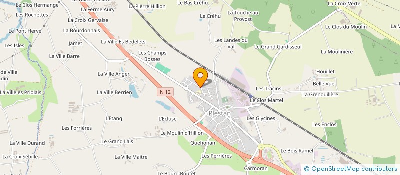 localisation de l'entreprise MADAME VANESSA FEILDEL  PLESTAN