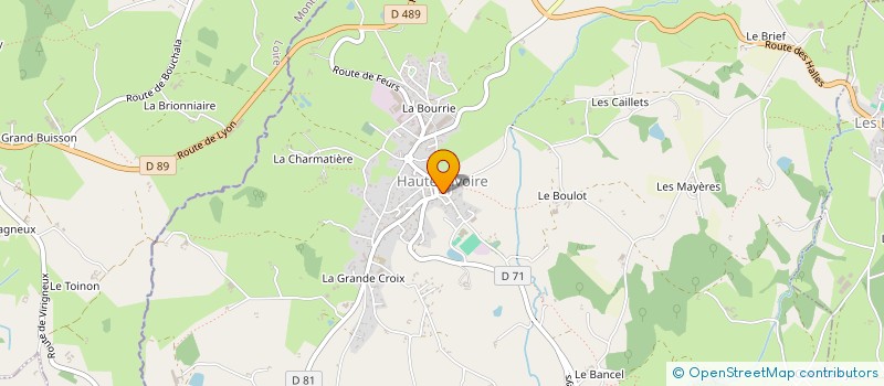 localisation de l'entreprise MADAME VANESSA FERRANTE  HAUTE-RIVOIRE