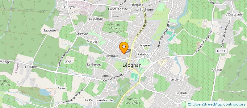 localisation de l'entreprise MADAME VANESSA FERREOL  LEOGNAN