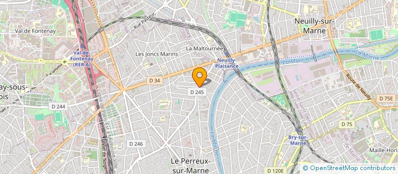 localisation de l'entreprise MADAME VANESSA FICHTER  LE PERREUX-SUR-MARNE