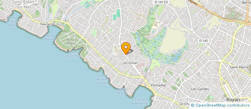 localisation de l'entreprise MADAME VANESSA FILLIAS  VAUX-SUR-MER