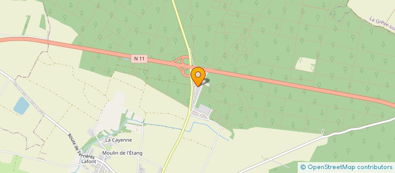 localisation de l'entreprise MADAME VANESSA FILLONNEAU  BENON